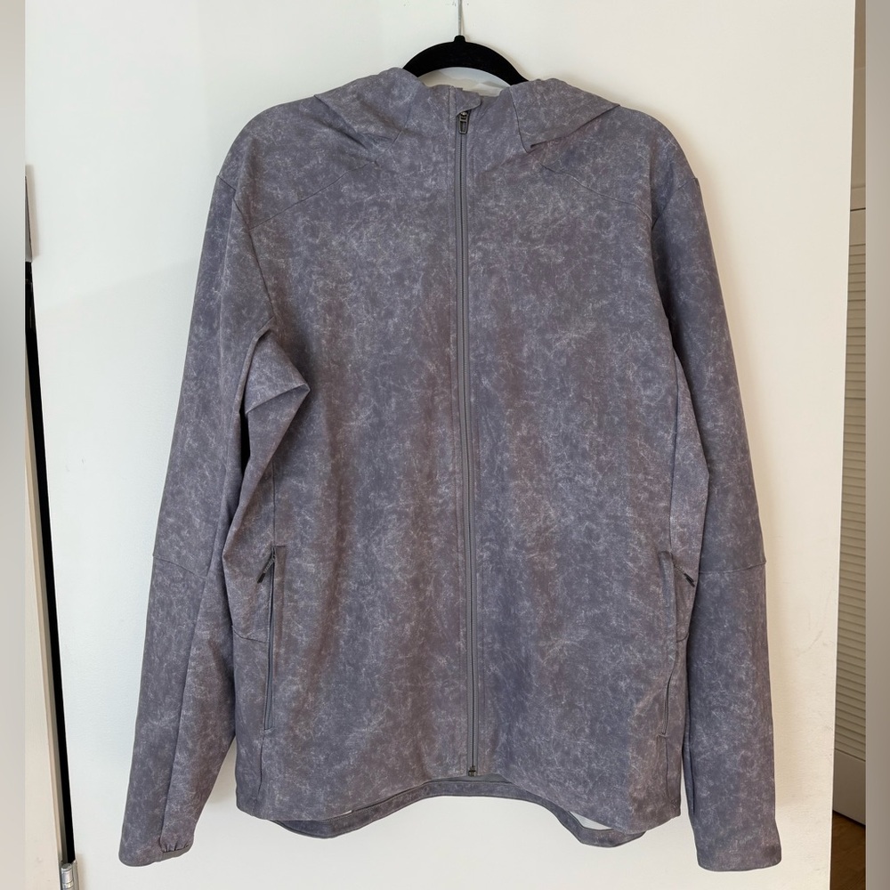 Gray Lulu Windbreaker